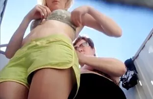 XXX Jogos de Dildo no pornô selvagem grátis terraço do telhado